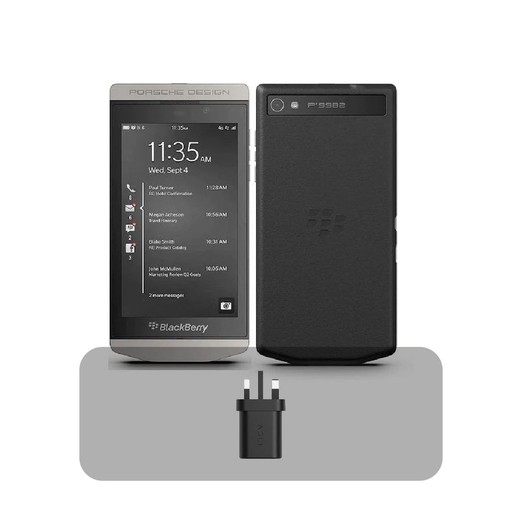 Blackberry Porsche Design P9982 + Bundle Offer | Black/Silver