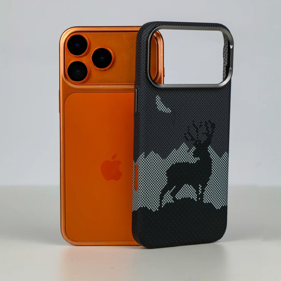 LZEL MagCarbon Deer Cover for iPhone 17 Pro