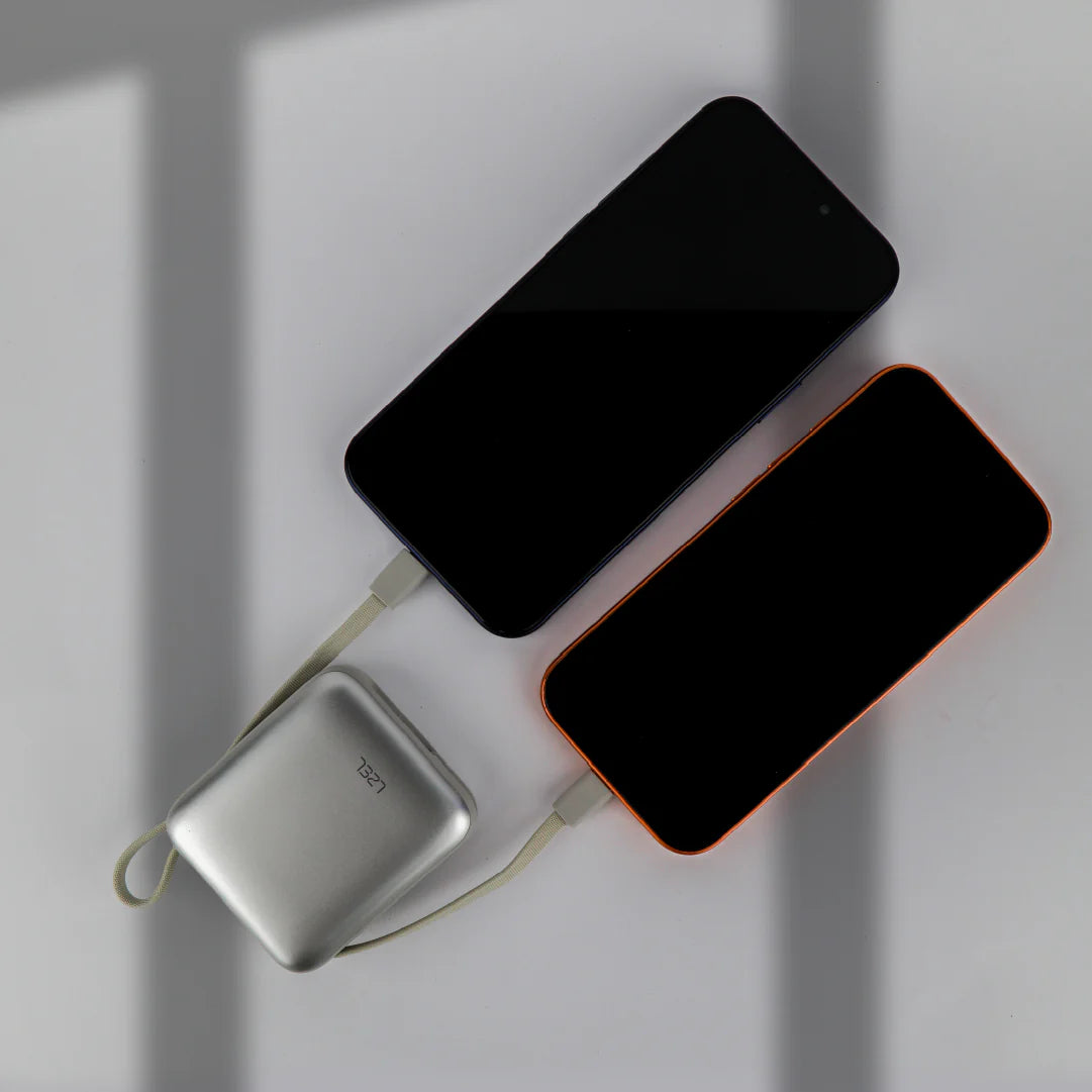LZEL Neurode Sync Mini 10000Mah  Pd3.0 & Qc 3.0 | 22.5W | Built-In Type-C & Lighting Power Bank