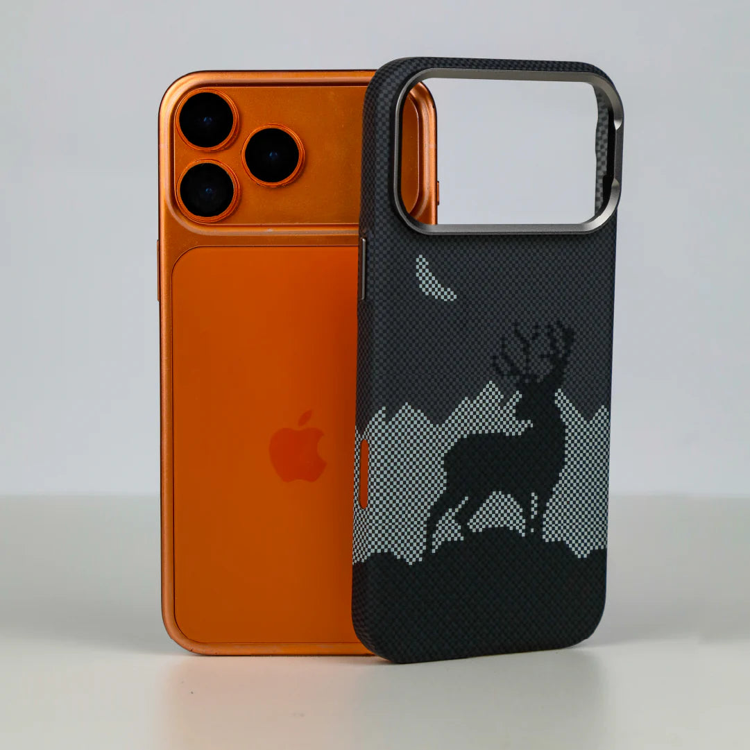 LZEL MagCarbon Deer Cover for iPhone 17 Pro Max