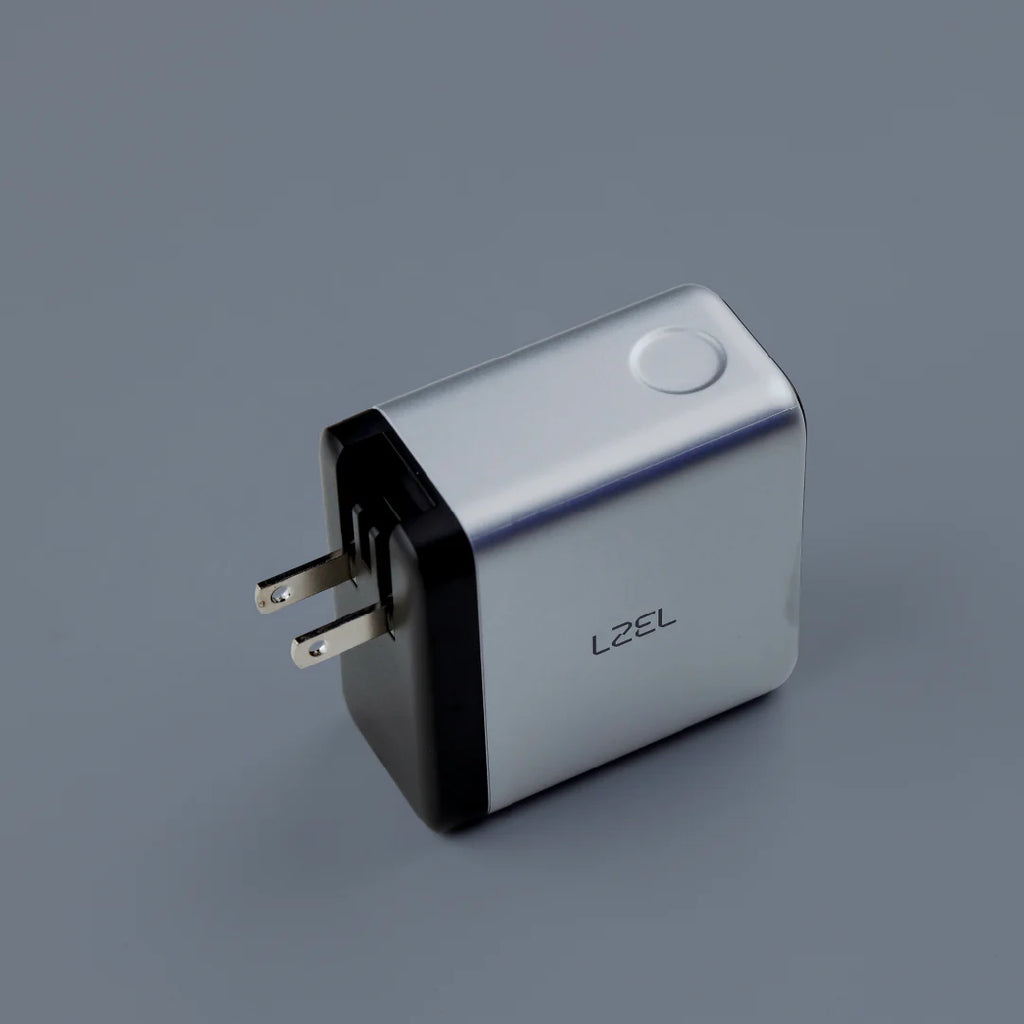 LZEL 100W GaN Travel Charger with 3-Port PD Digital Display & UK/EU/AU Plugs