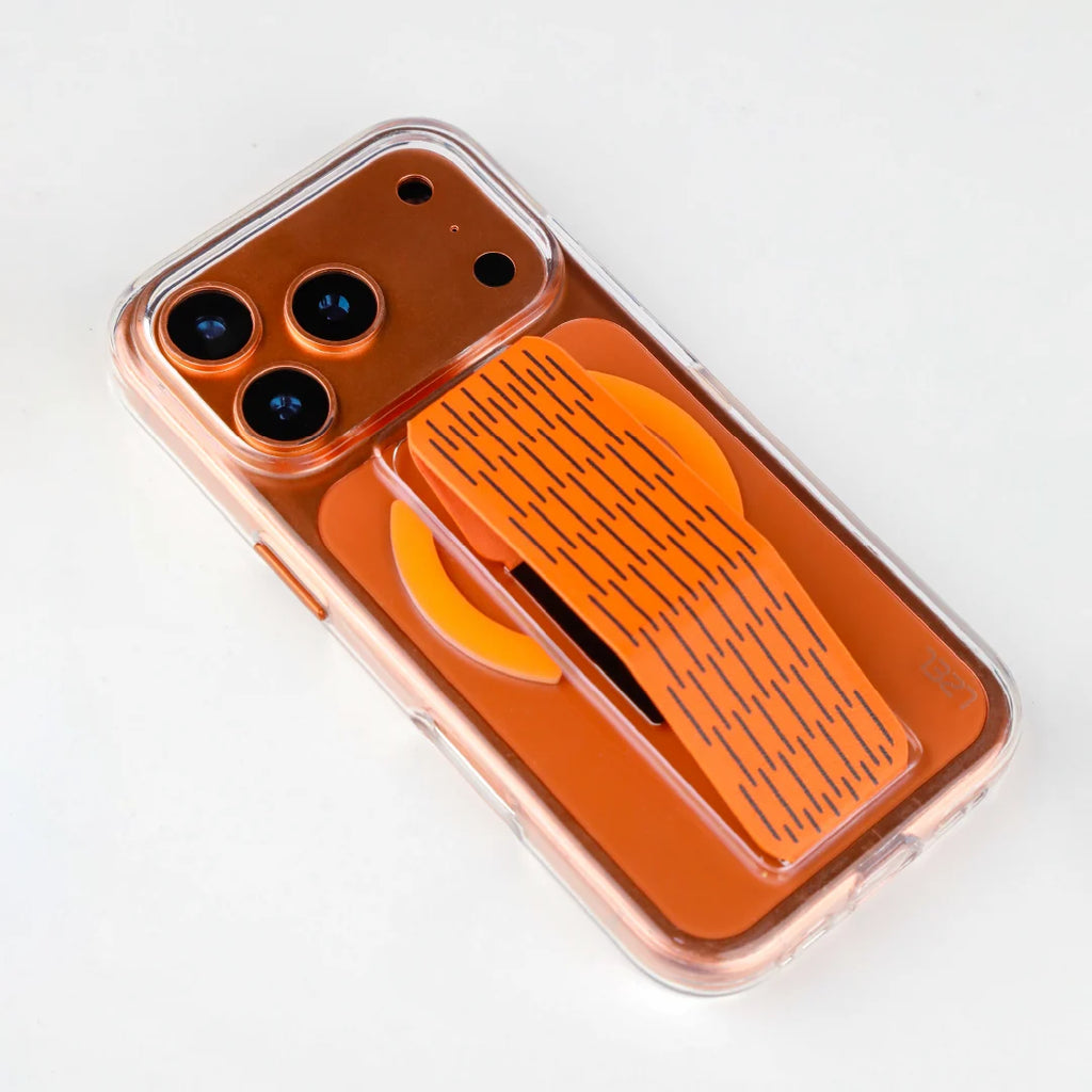 LZEL Clearmag Kickstand Clear Strap Magsafe With Enhanced Edge Protection Case For iPhone 17 Pro