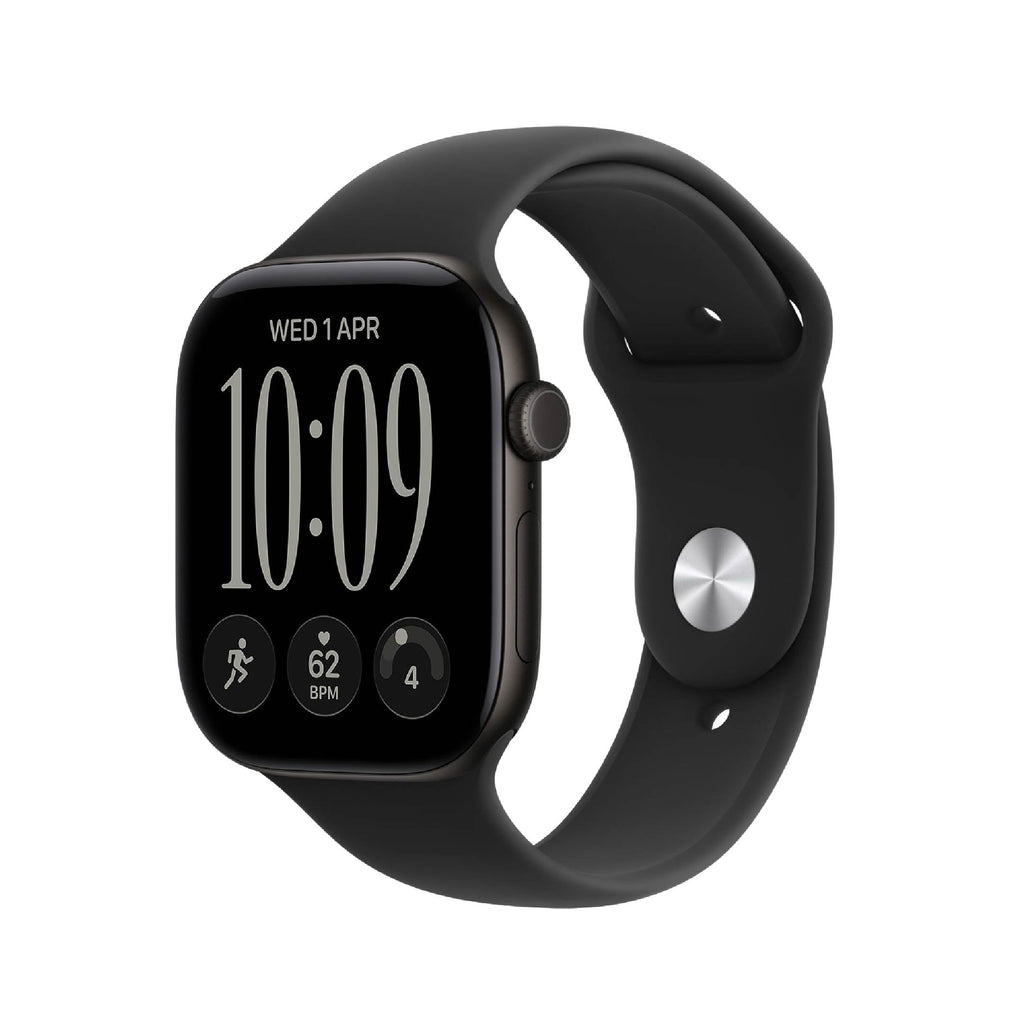 Apple Watch Series 12 GPS 42mm Black with Black Sport Band S/M