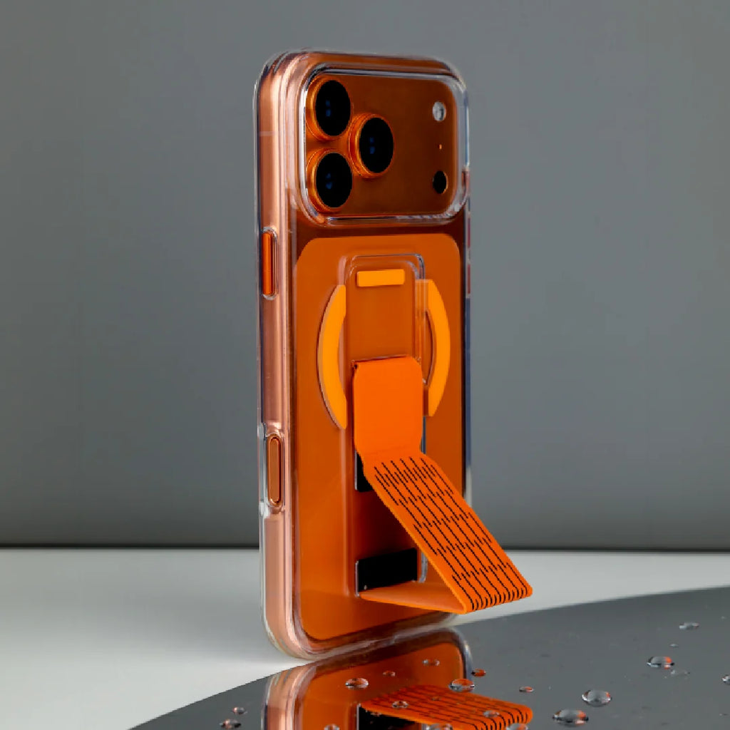 LZEL Mattemag Kickstand Matte Strap Magsafe Case With Enhanced Edge Protection Case For iPhone 17 Pro Max