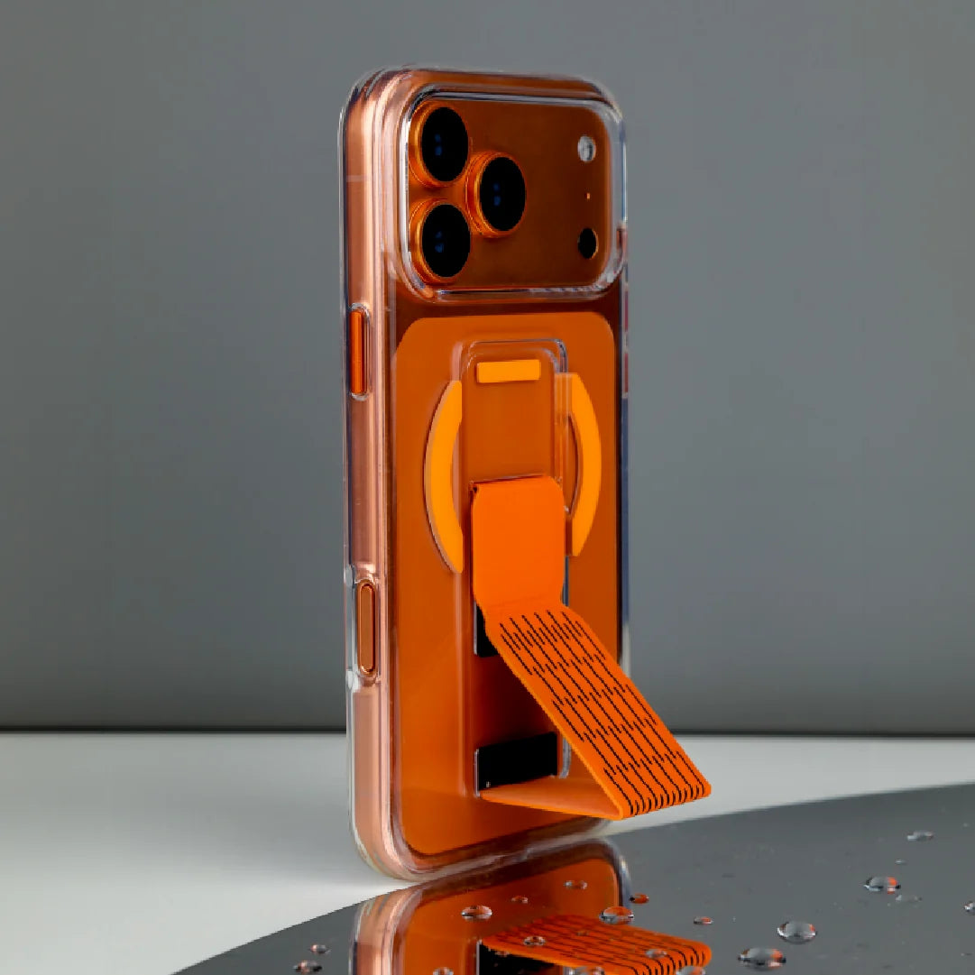 LZEL Mattemag Kickstand Matte Strap Magsafe Case With Enhanced Edge Protection Case For iPhone 17 Pro