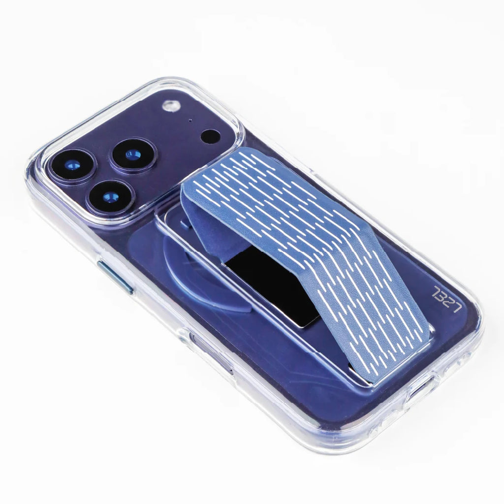 LZEL Clearmag Kickstand Clear Strap Magsafe With Enhanced Edge Protection Case For iPhone 17 Pro
