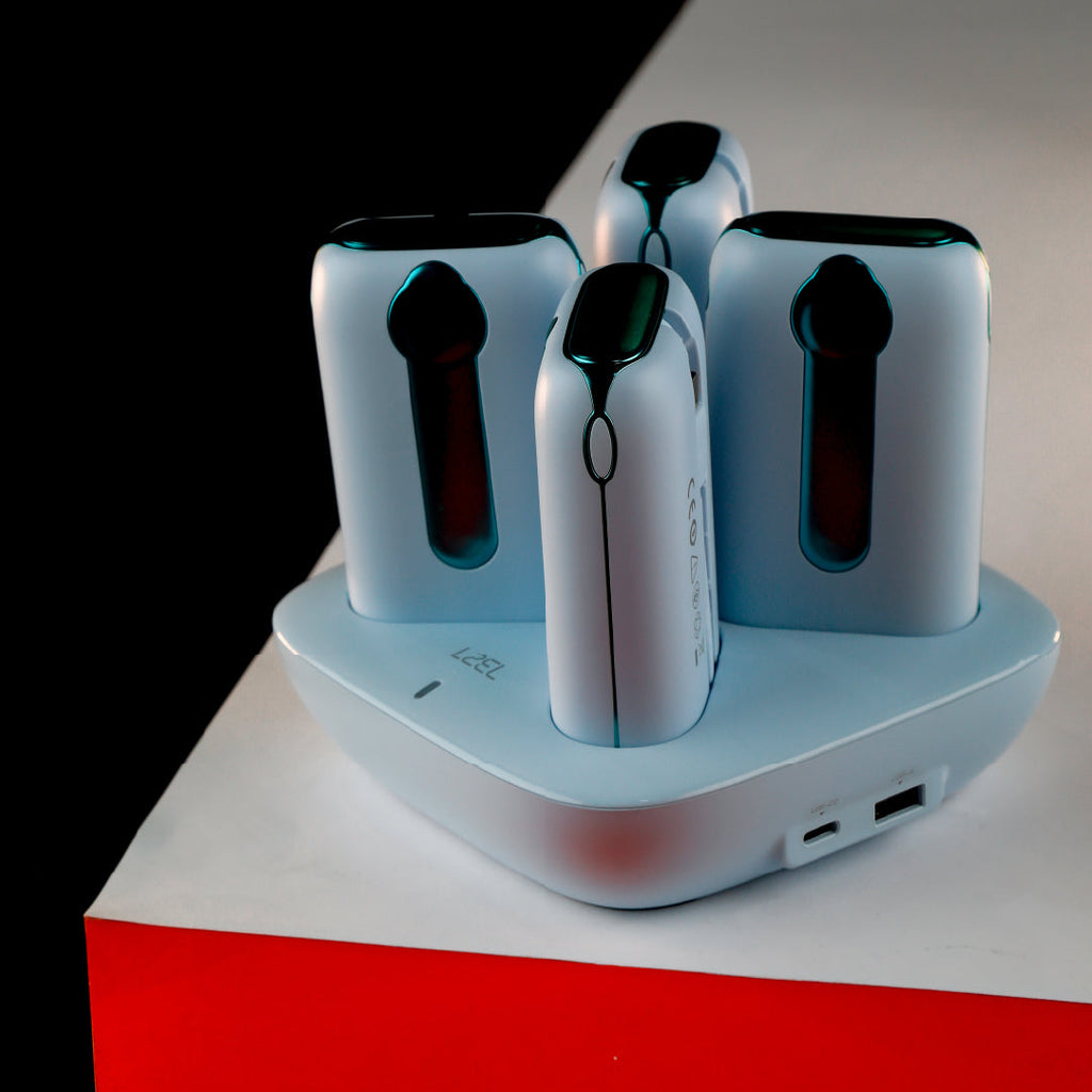 LZEL Quadra Energia X Station 10000mAh Charging Station Built In Cable Lightning And Type-C