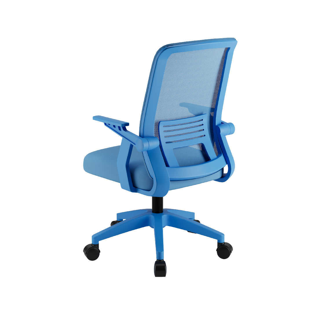 Bull Ergonomic Office Chair – 280mm Nylon Base, Class 2 Gas Lift | Blue