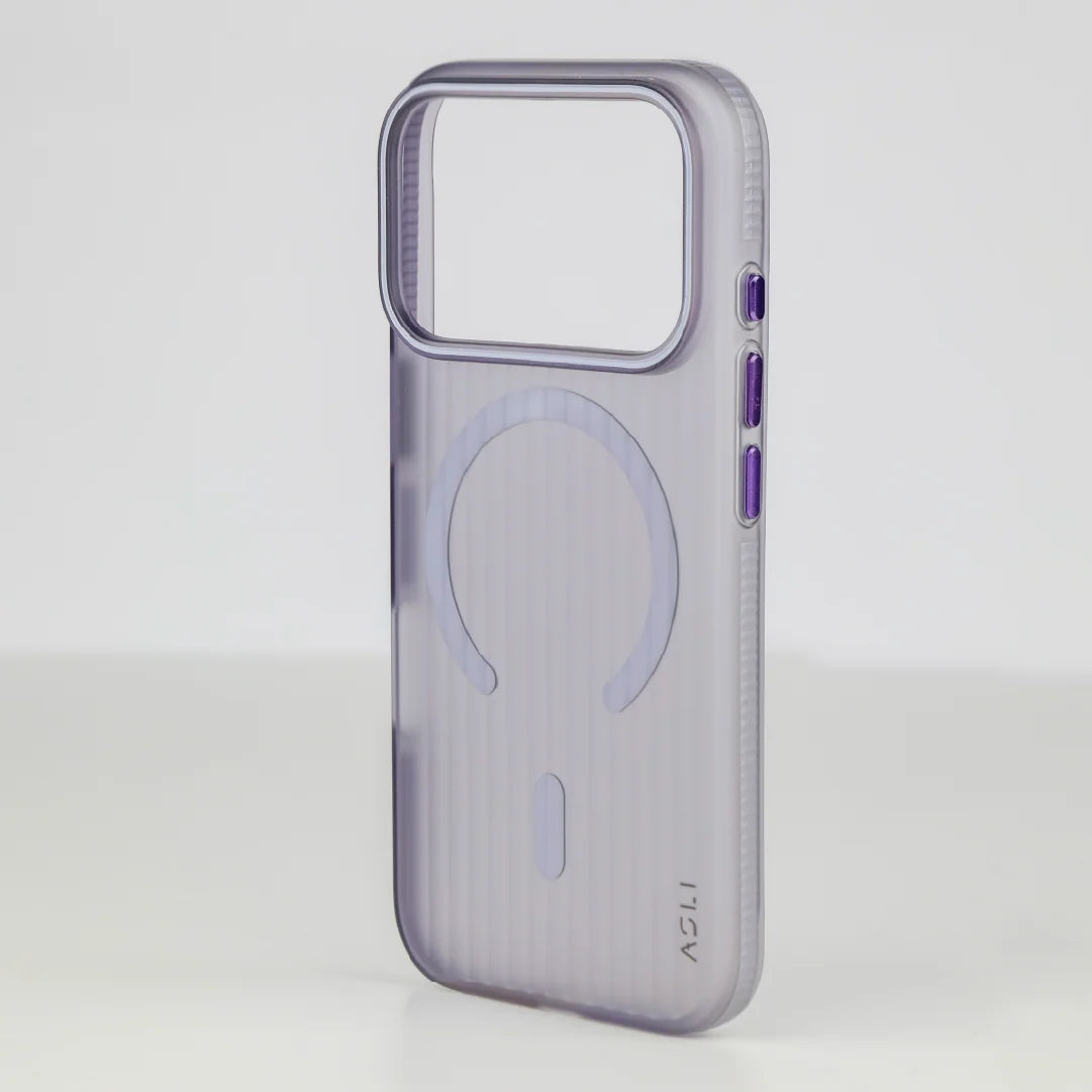 ASLI Corrugatedmag Wave Refined Magsafe Case With Enhanced Camera Protection Case For iPhone 17 Pro Max