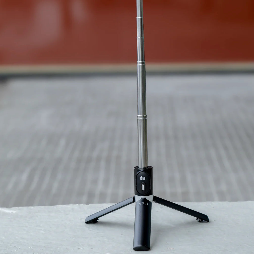 Asli Global Selfynix One Selfie Stick Extendable up to 108cm with Wireless Remote & Tripod Stand