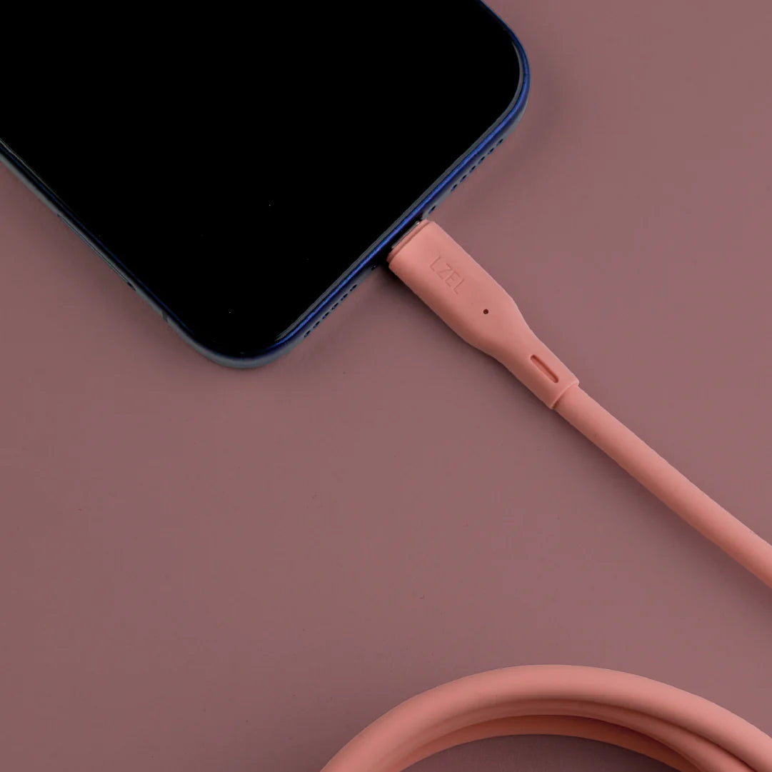 LZEL Celeris Silox CXL Soft Silicone USB-C to USB-C Cable, 480Mbps, 240W Max, 2m