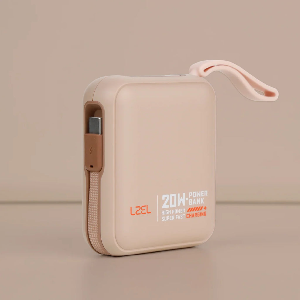 LZEL ZenoFlex Charge Mini 10000mAh PD Power Bank â€“ 20W Output / 18W Input