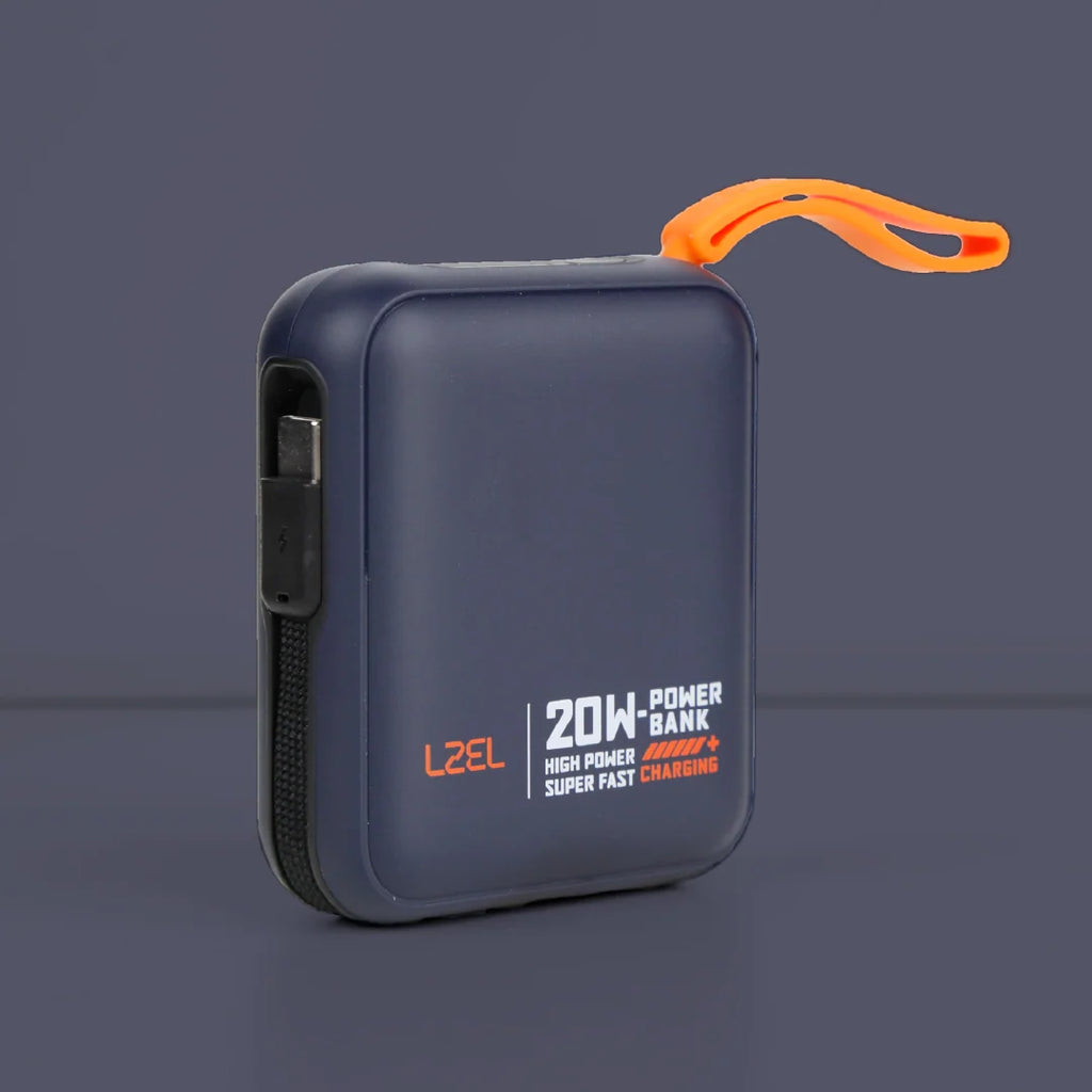 LZEL ZenoFlex Charge Mini 10000mAh PD Power Bank â€“ 20W Output / 18W Input