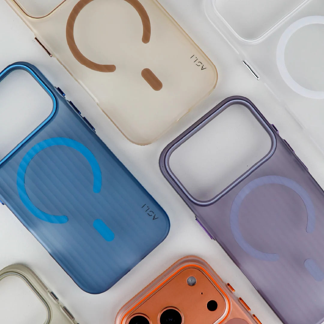 ASLI Corrugatedmag Wave Refined Magsafe Case With Enhanced Camera Protection Case For iPhone 17 Pro