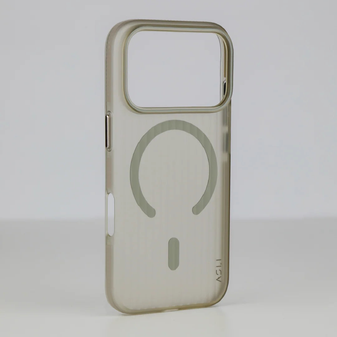 ASLI Corrugatedmag Wave Refined Magsafe Case With Enhanced Camera Protection Case For iPhone 17 Pro Max