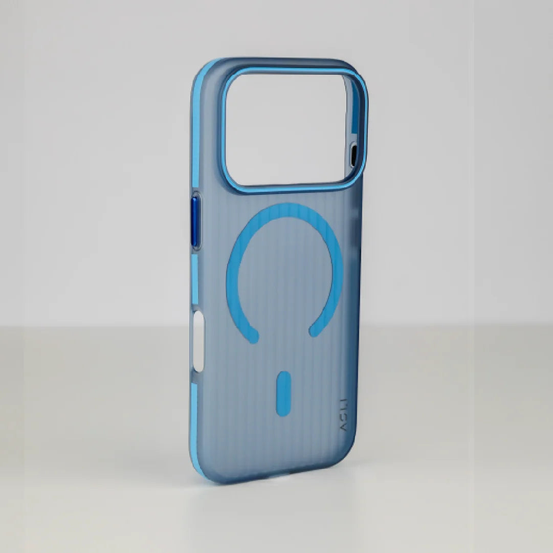 ASLI Corrugatedmag Wave Refined Magsafe Case With Enhanced Camera Protection Case For iPhone 17 Pro