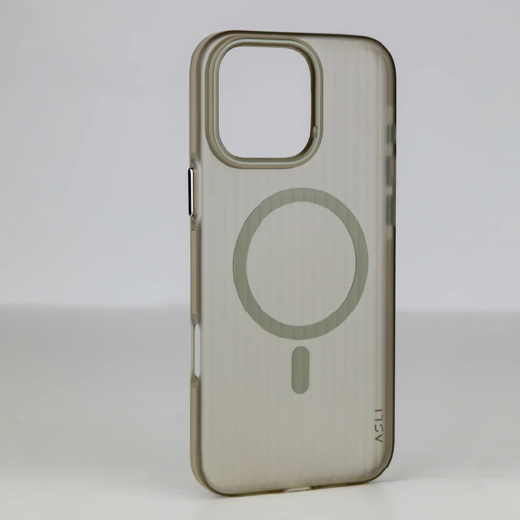 ASLI Corrugatedmag Wave Refined Magsafe Case With Enhanced Camera Protection Case  For iPhone 16 Pro Max