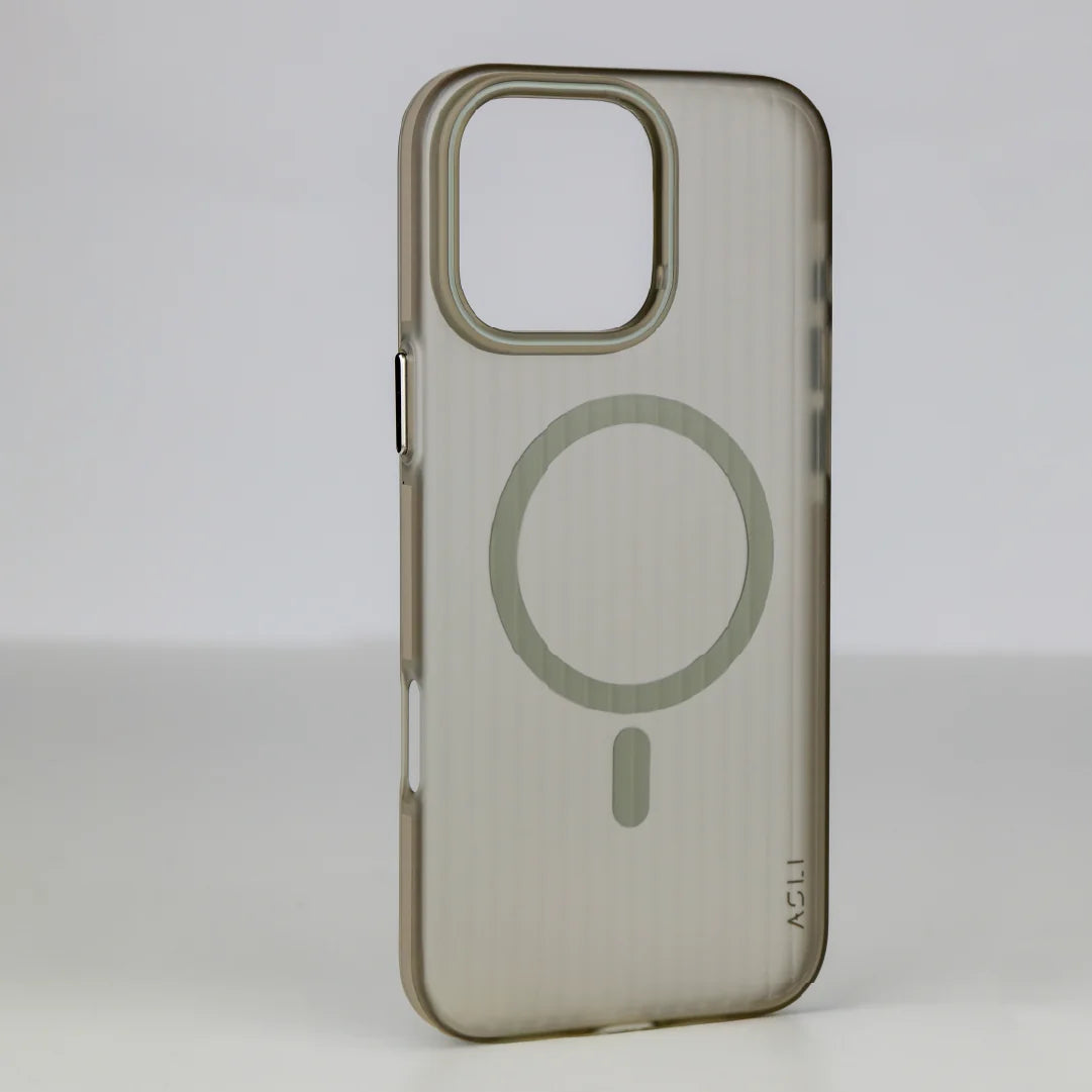 ASLI Corrugatedmag Wave Refined Magsafe Case With Enhanced Camera Protection Case  For iPhone 16 Pro Max