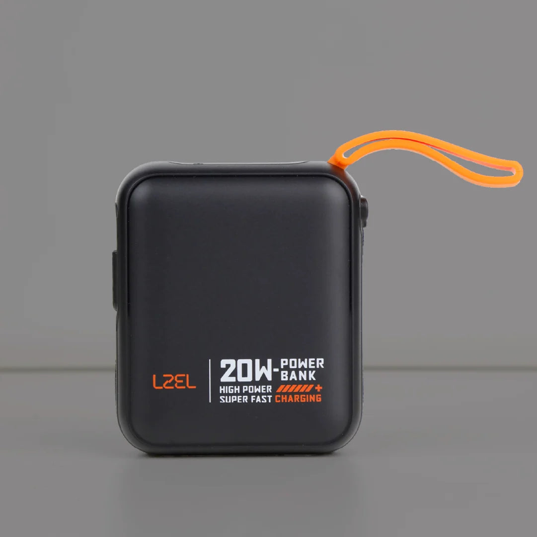 LZEL ZenoFlex Charge Mini 10000mAh PD Power Bank â€“ 20W Output / 18W Input