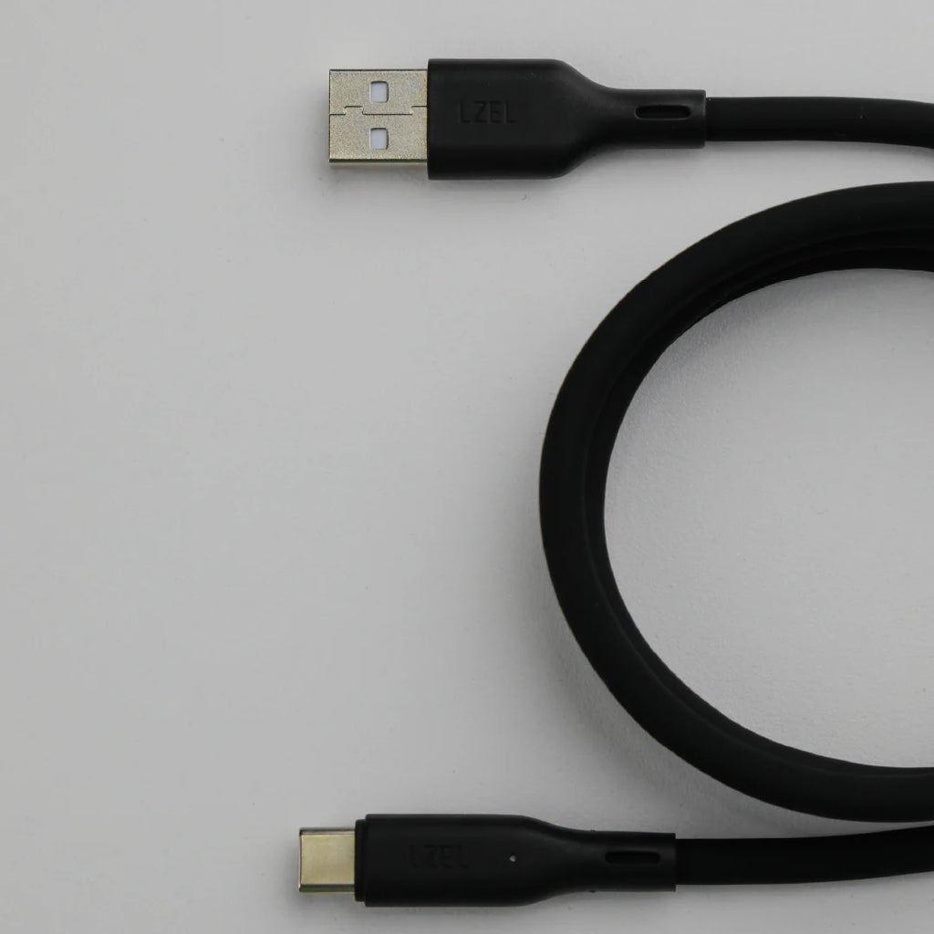 LZEL Celeris Silox CXL Soft Silicone USB-A to USB-C Cable, 480Mbps, 15W Max, 2m