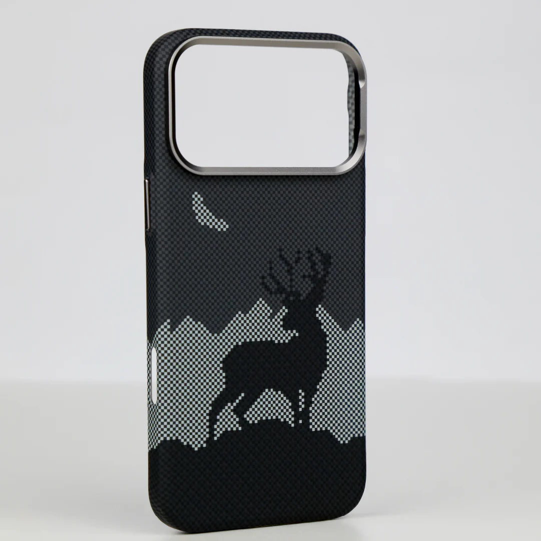 LZEL MagCarbon Deer Cover for iPhone 17 Pro Max