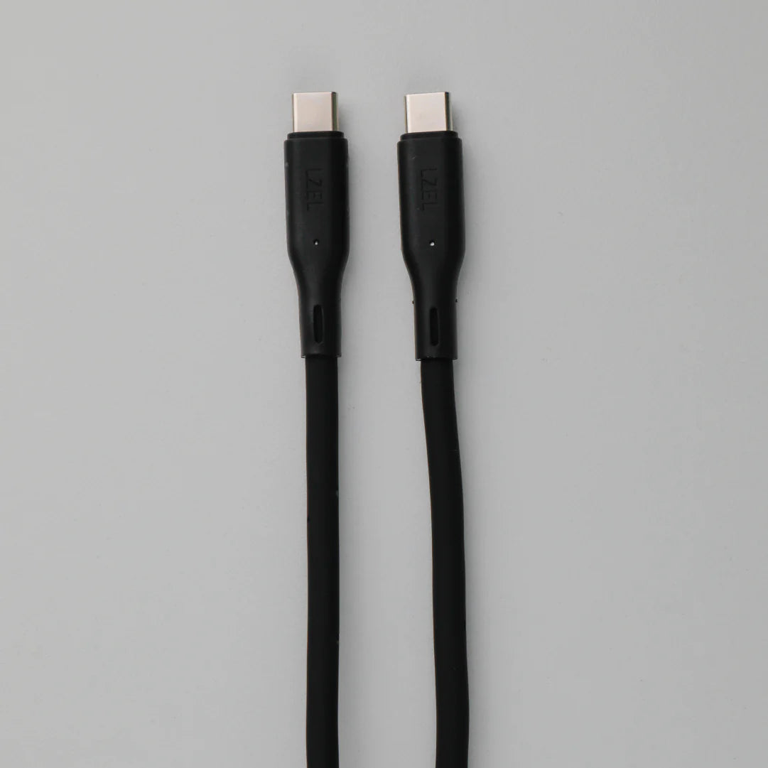 LZEL Celeris Silox CXL Soft Silicone USB-C to USB-C Cable, 480Mbps, 240W Max, 2m