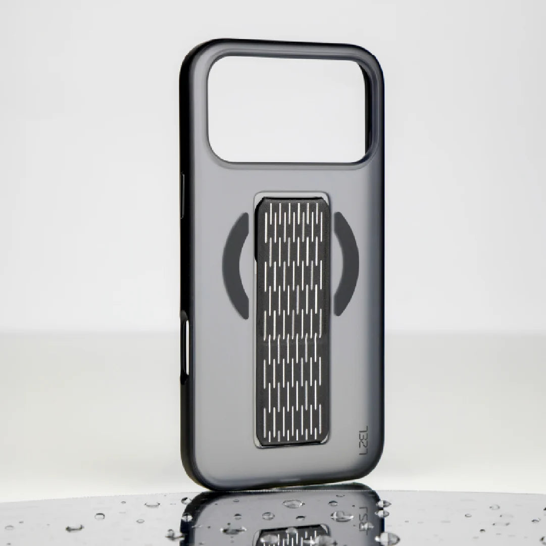 LZEL Mattemag Kickstand Matte Strap Magsafe Case With Enhanced Edge Protection Case For iPhone 17 Pro Max
