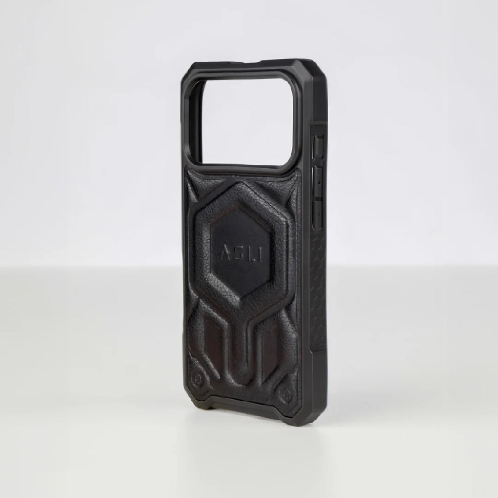ASLI Leather Hybrid Premium Leather Case With Drop Protection And Heat Dissipation Case For 17 Pro