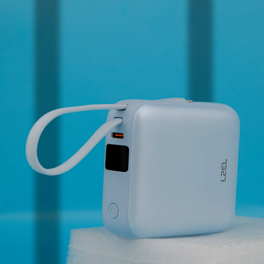 LZEL Neurode Sync Mini 10000Mah  Pd3.0 & Qc 3.0 | 22.5W | Built-In Type-C & Lighting Power Bank