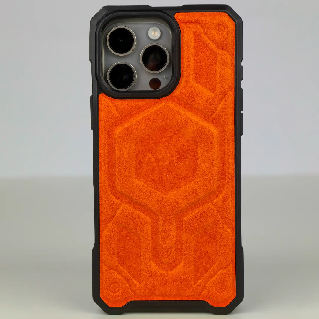 ASLI Leather Hybrid Premium Leather Case With Drop Protection And Heat Dissipation Case For 16 Pro Max
