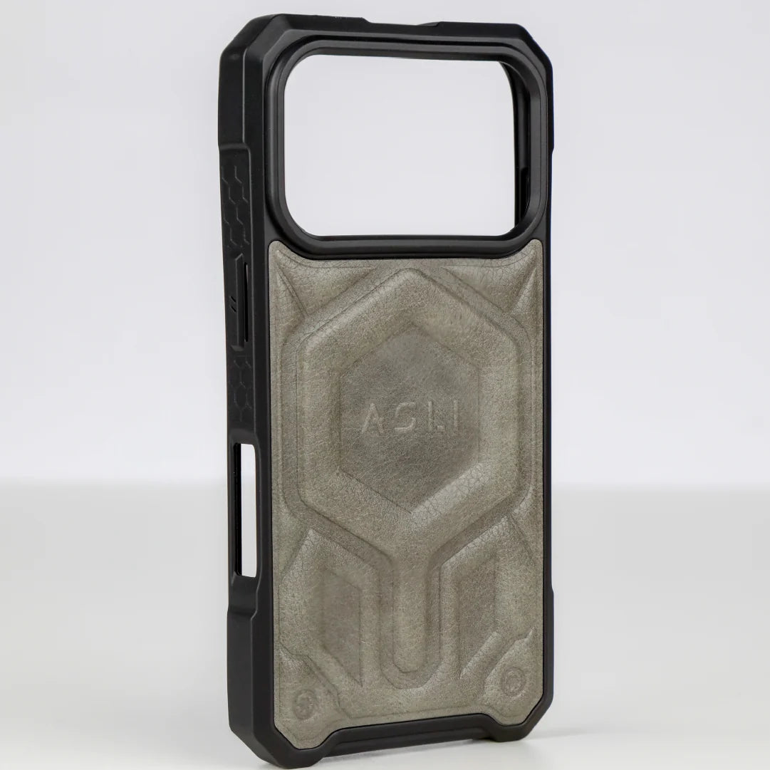 ASLI Leather Hybrid Premium Leather Case With Drop Protection And Heat Dissipation Case For 17 Pro Max