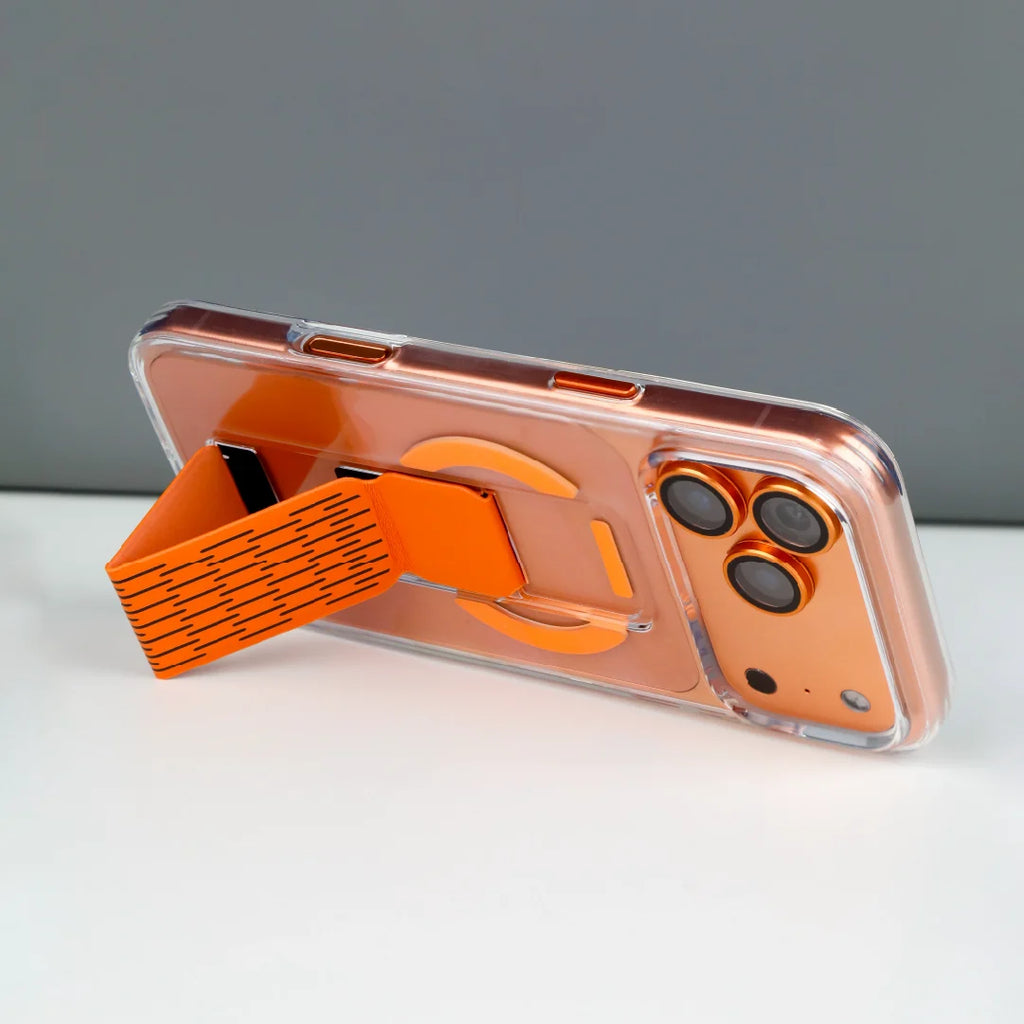 LZEL Mattemag Kickstand Matte Strap Magsafe Case With Enhanced Edge Protection Case For iPhone 17 Pro