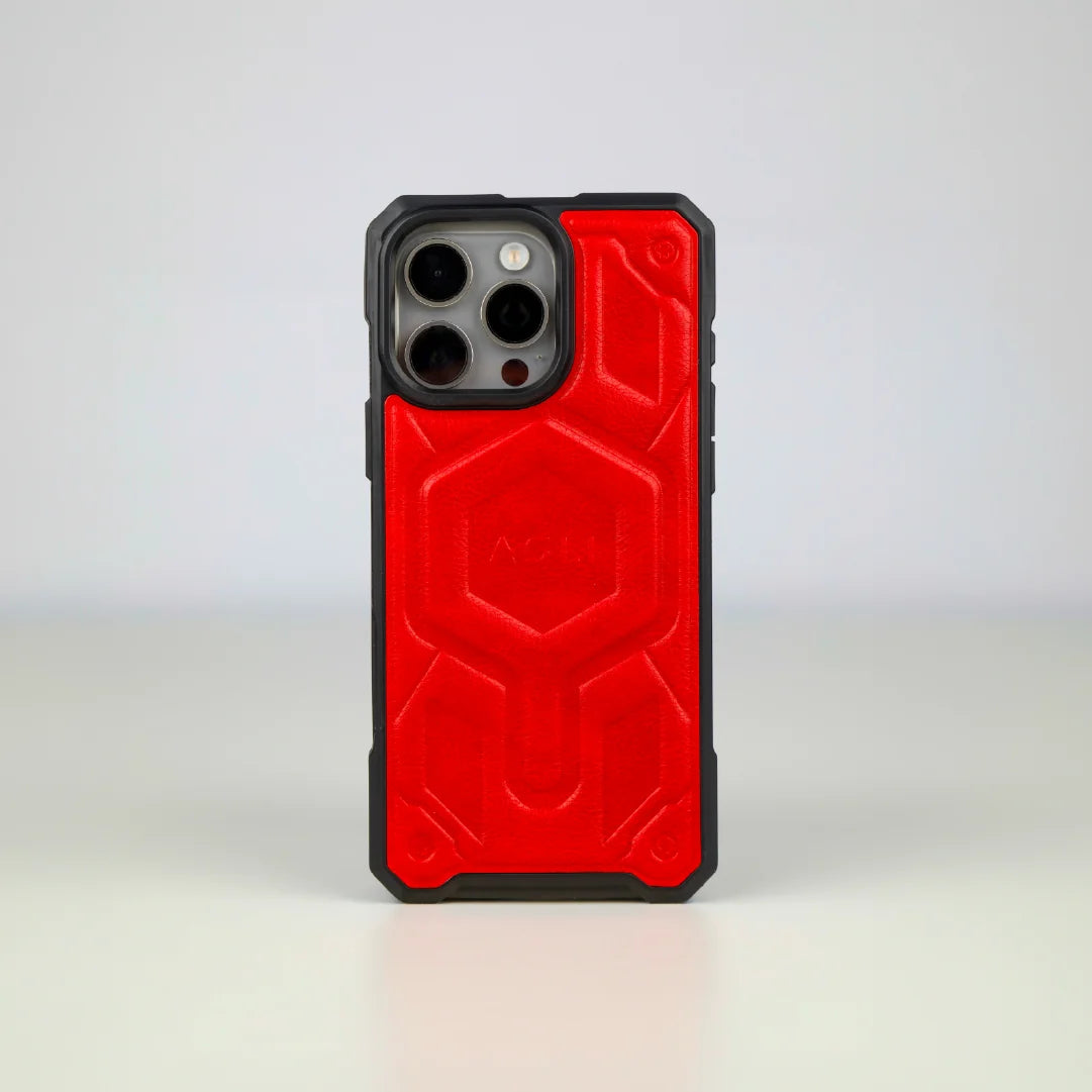 ASLI Leather Hybrid Premium Leather Case With Drop Protection And Heat Dissipation Case For 16 Pro Max