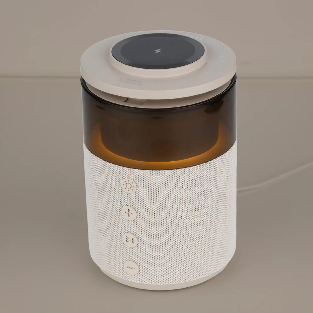 LZEL SonicGlow Pulse â€“ Wireless Charger & Bluetooth Speaker