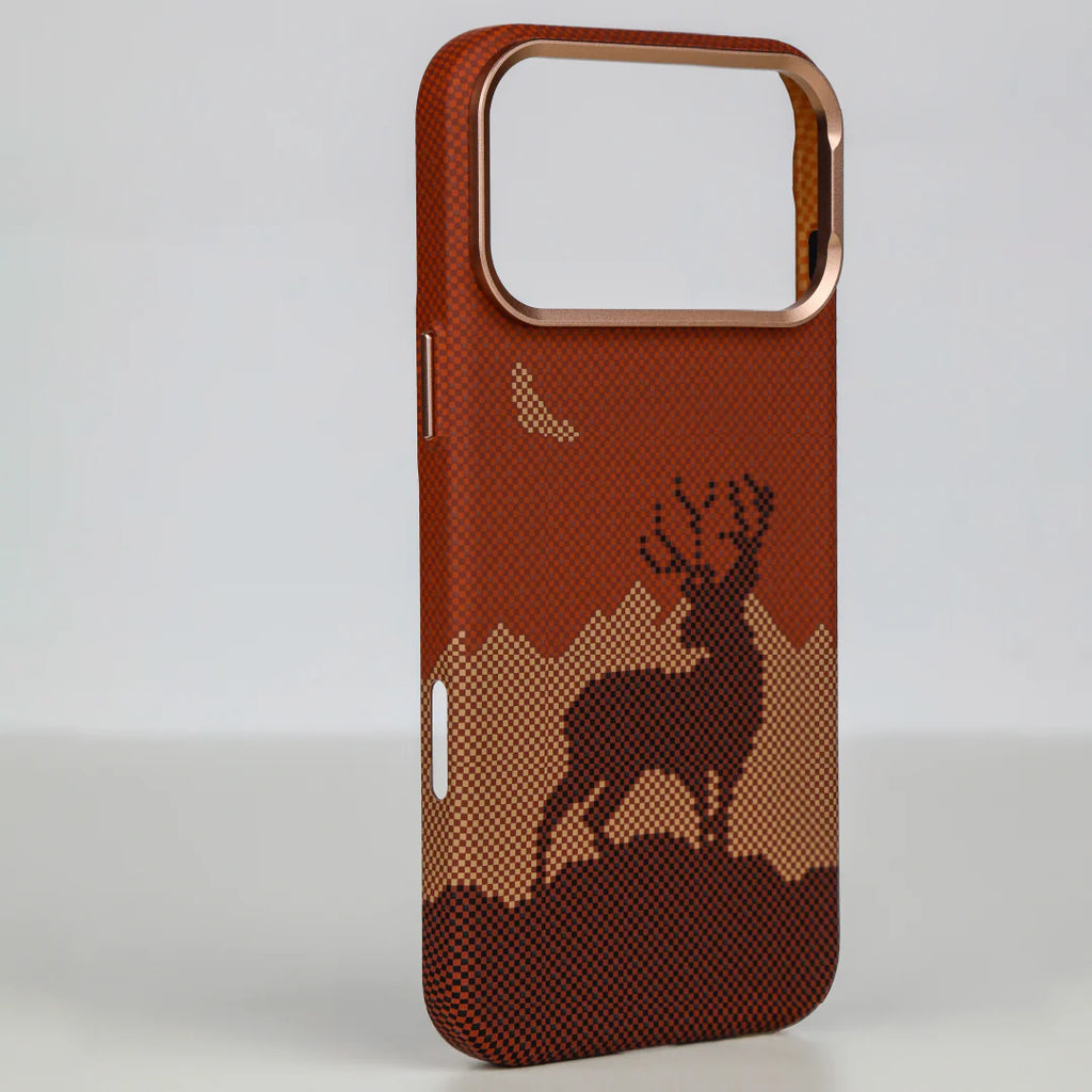 LZEL MagCarbon Deer Cover for iPhone 17 Pro Max