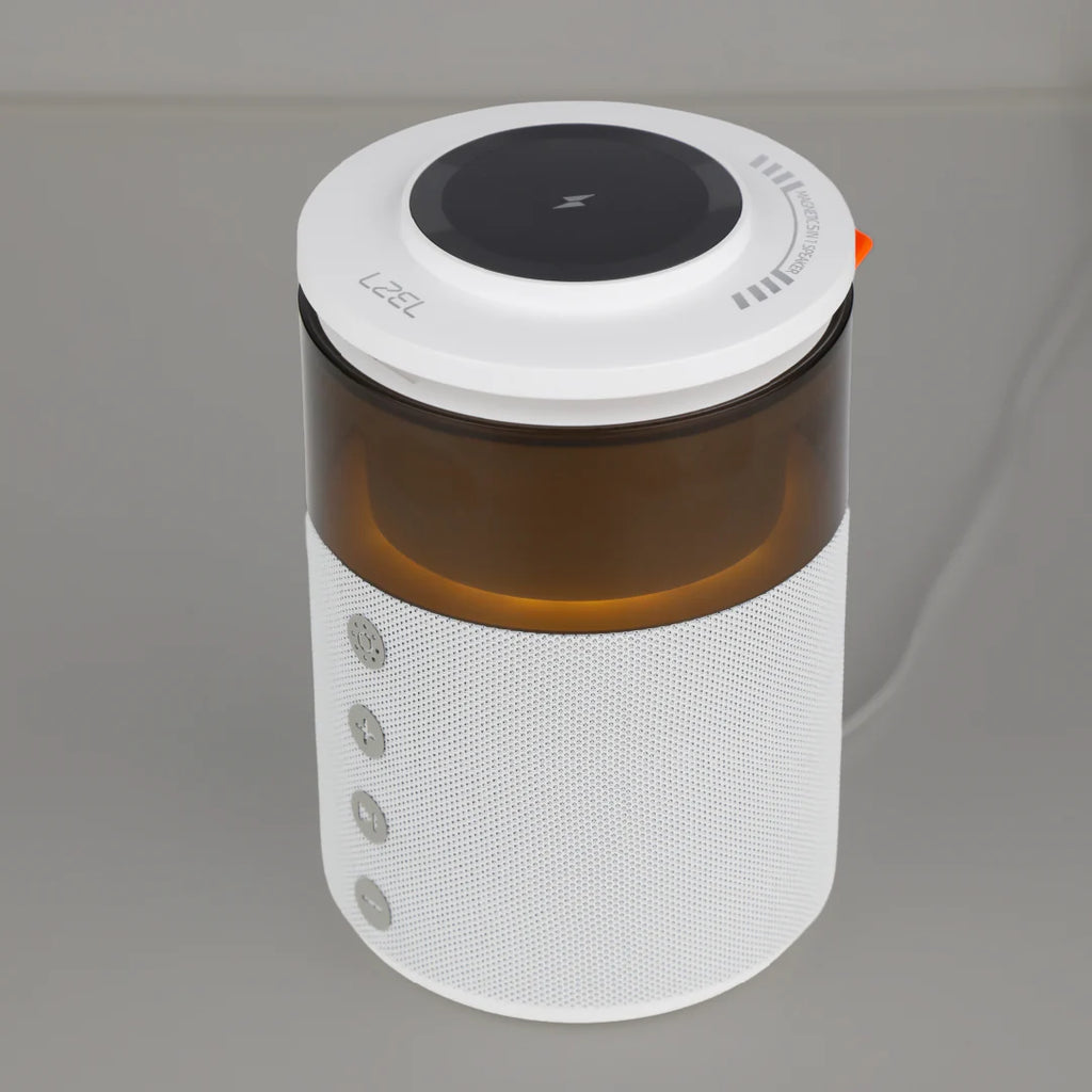 LZEL SonicGlow Pulse â€“ Wireless Charger & Bluetooth Speaker
