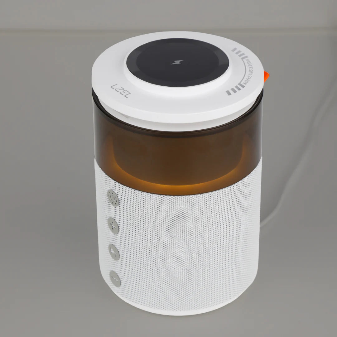 LZEL SonicGlow Pulse â€“ Wireless Charger & Bluetooth Speaker