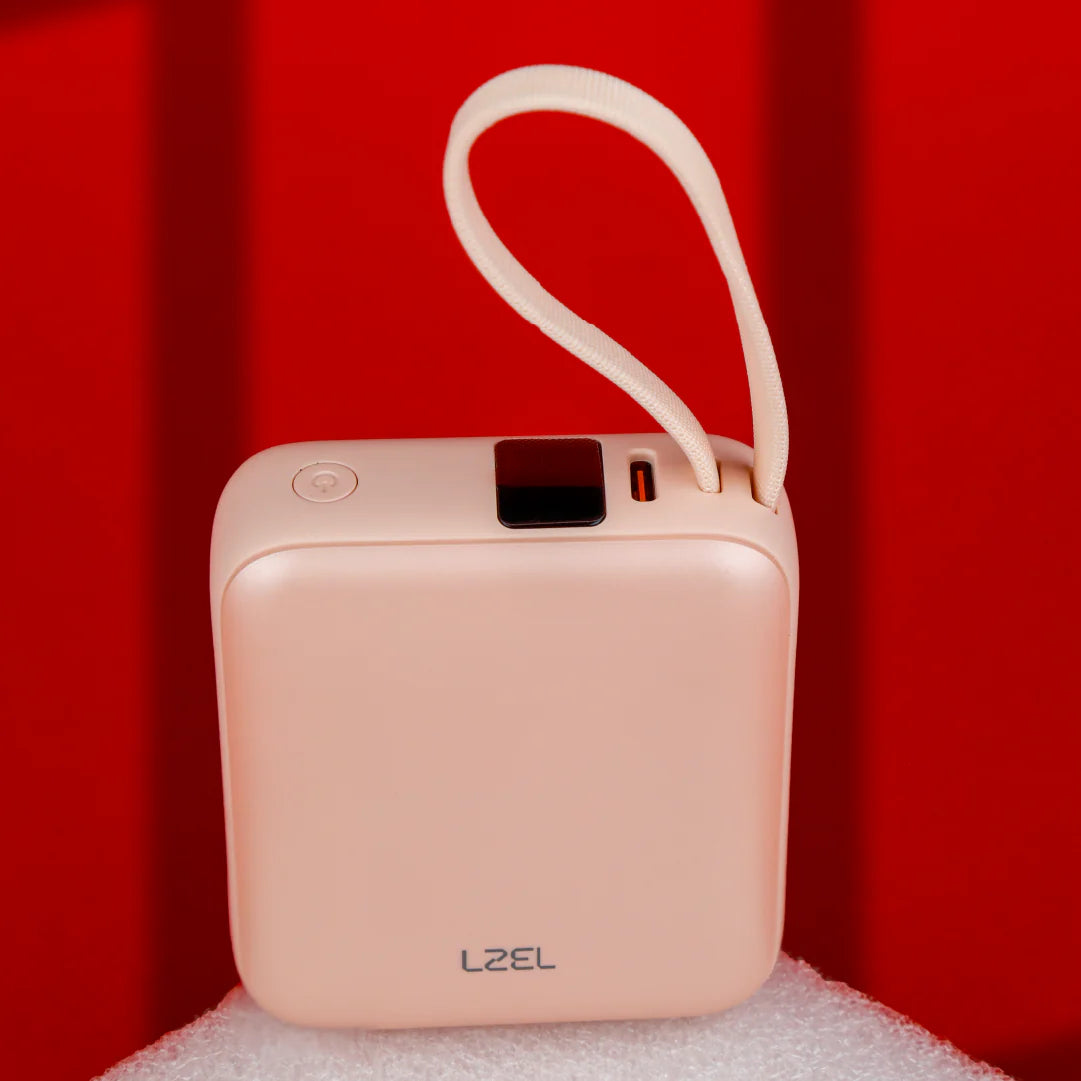 LZEL Neurode Sync Mini 10000Mah  Pd3.0 & Qc 3.0 | 22.5W | Built-In Type-C & Lighting Power Bank