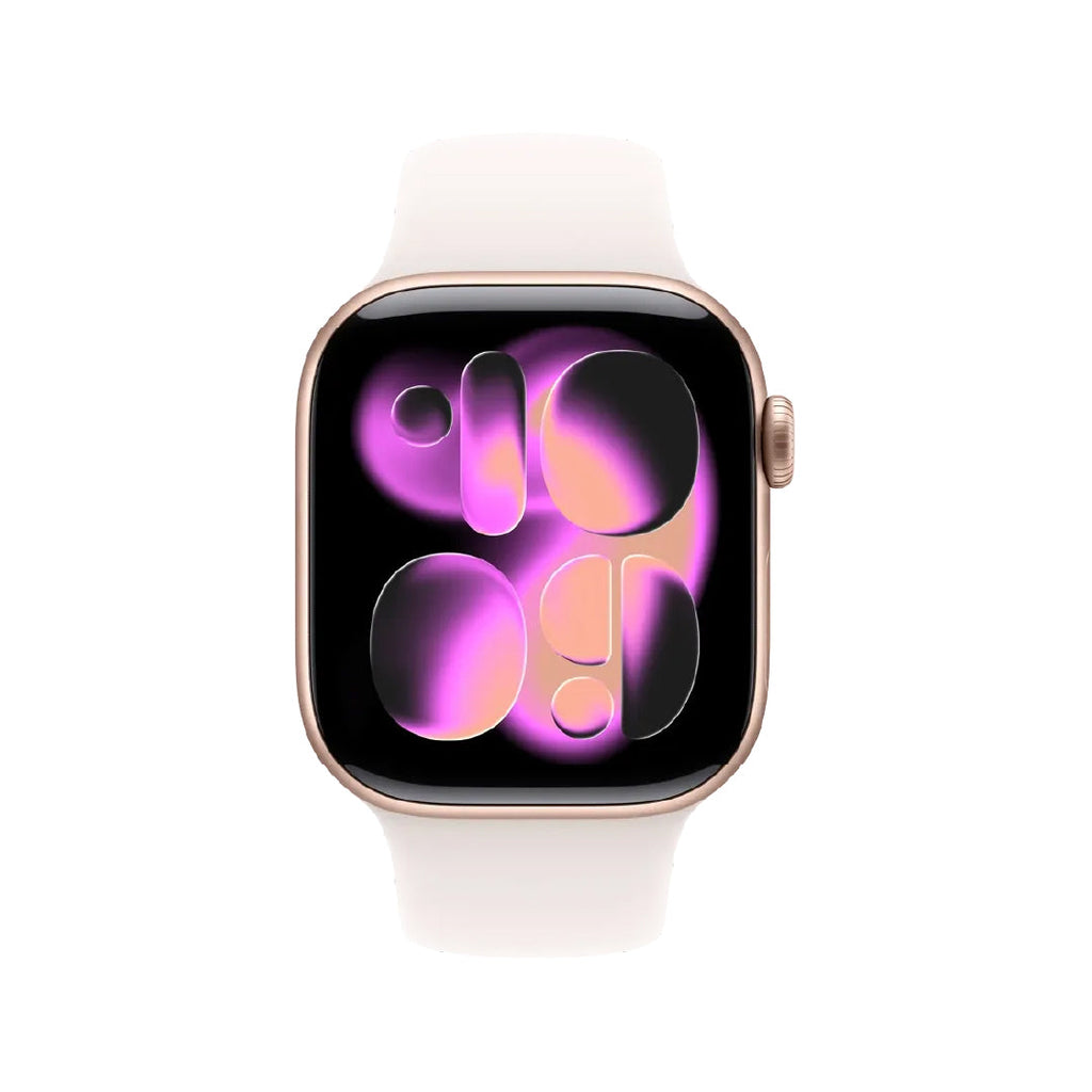 Apple Watch Series 11 - GPS - 42mmÂ - Rose Gold Aluminium Case with Light Blush Sport Band - S/M + Bundle Offer