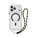 Asli Global LanyardMag MagSafe Case for iPhone 17 Pro Max â€“ Built-In Lanyard | Clear/Black