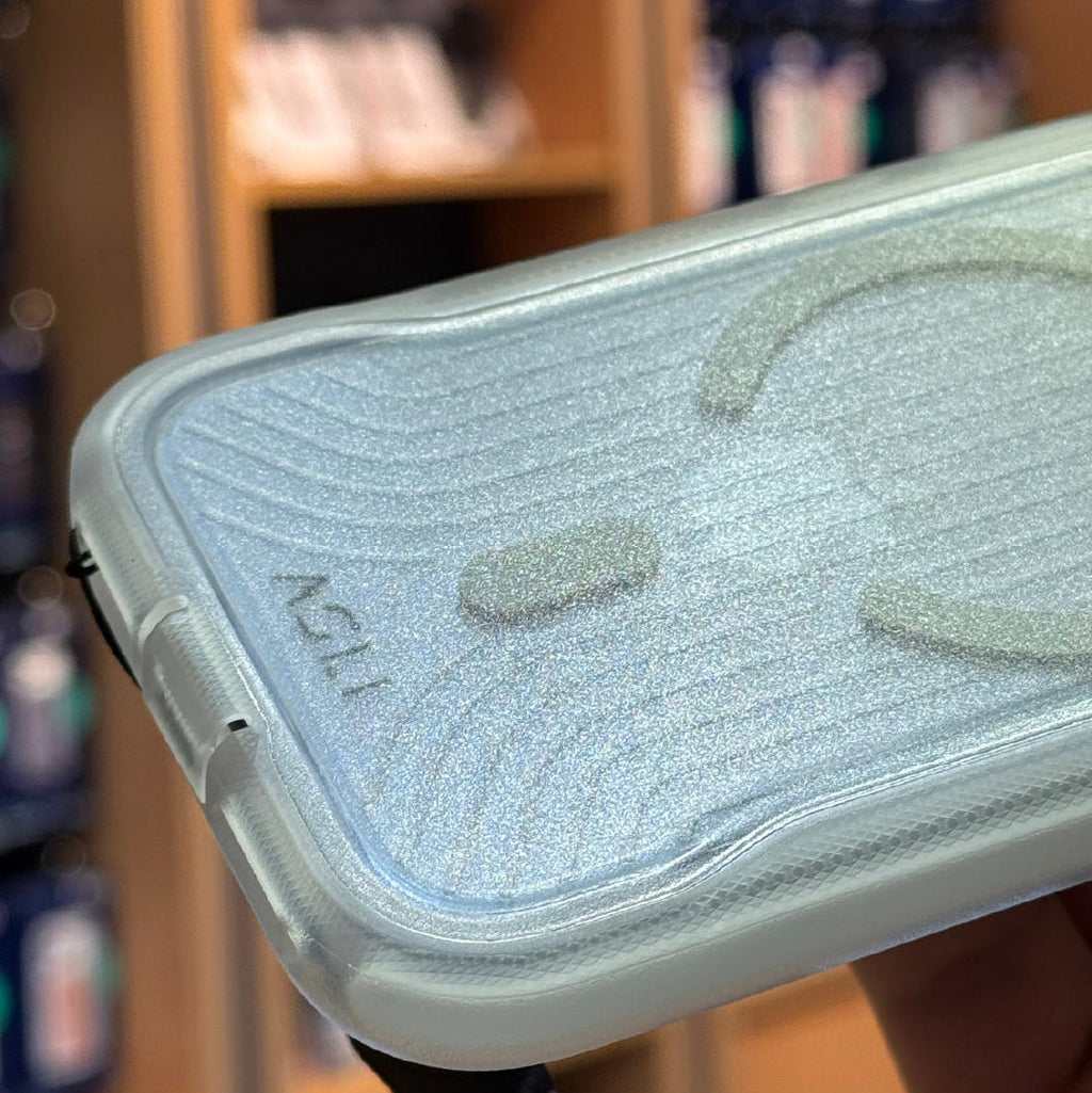 Asli Global LanyardMag MagSafe Case for iPhone 17 Pro Max â€“ Built-In Lanyard | Clear/Gray