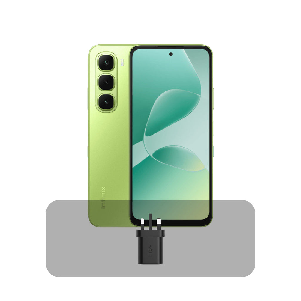Infinix Hot 60i 4G – 128GB / 4+4GB RAM - Battery 5160mAh + Bundle Offer | Green