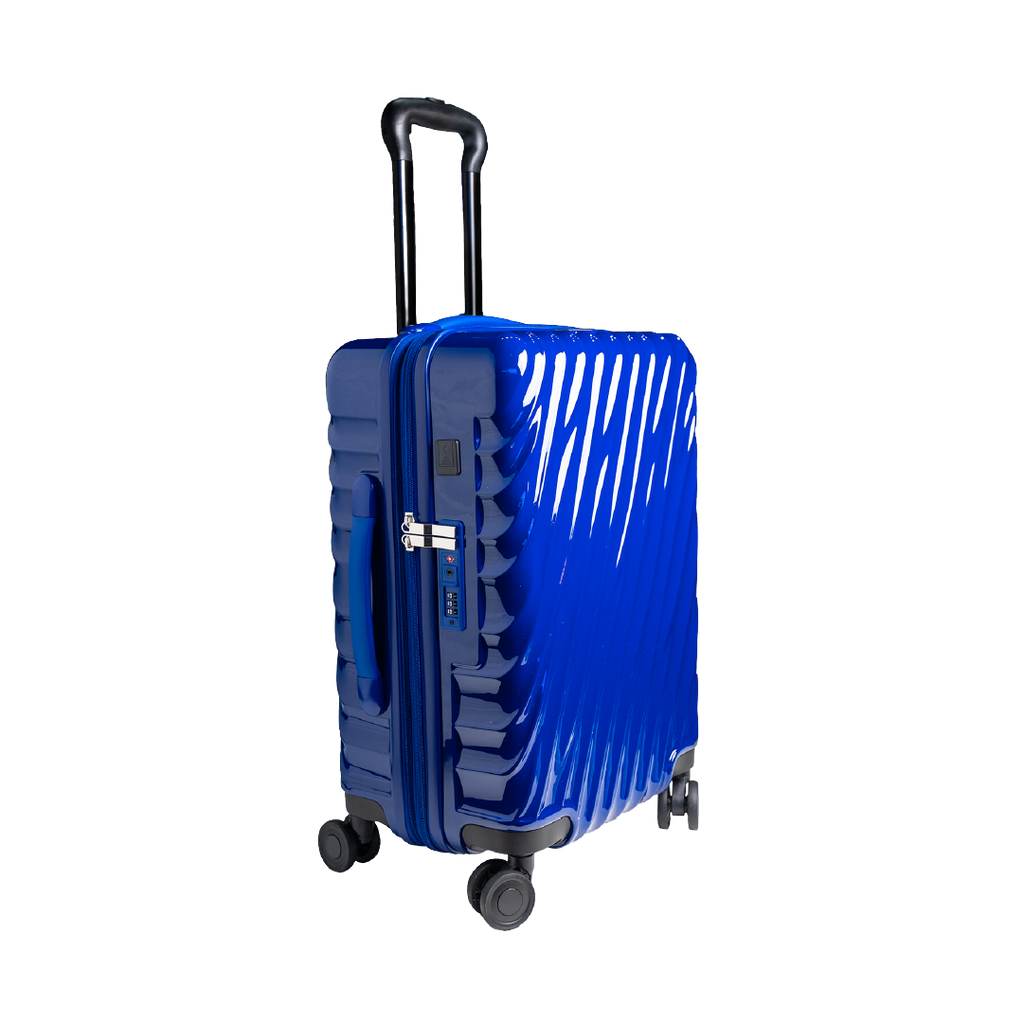 90 Percent 4 Wheels 20 Inch Suitcase | Dark Blue
