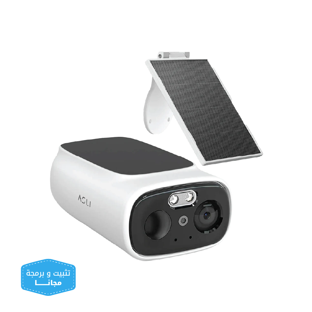 Asli Global EVOCAM  The Solar-Powered Security Camera That Never Dies | 7500mAh Battery  Solar â¢ 10m Night Vision â¢ IP65 Weatherproof