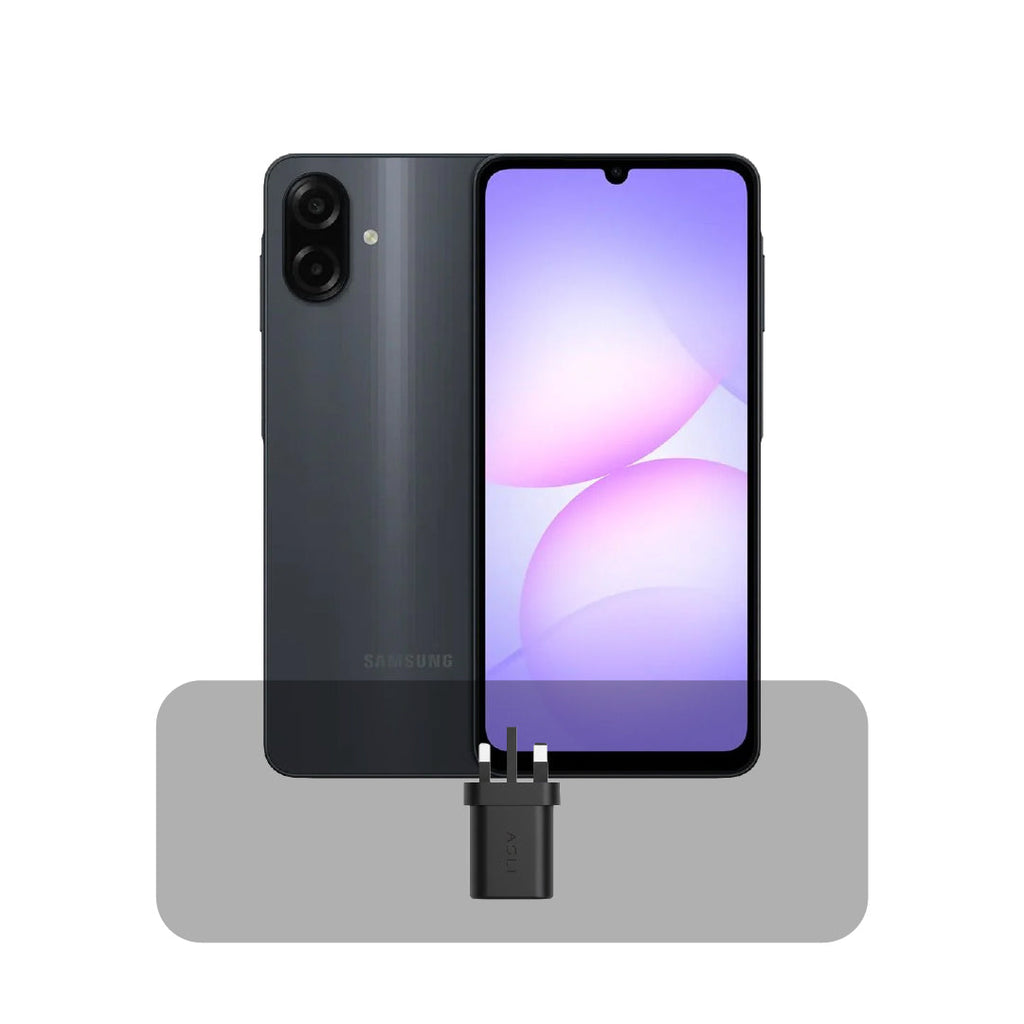 Samsung Galaxy A07 Phone - 128GB - 4GB RAM - 6.7 inch + Bundle Offer | Black