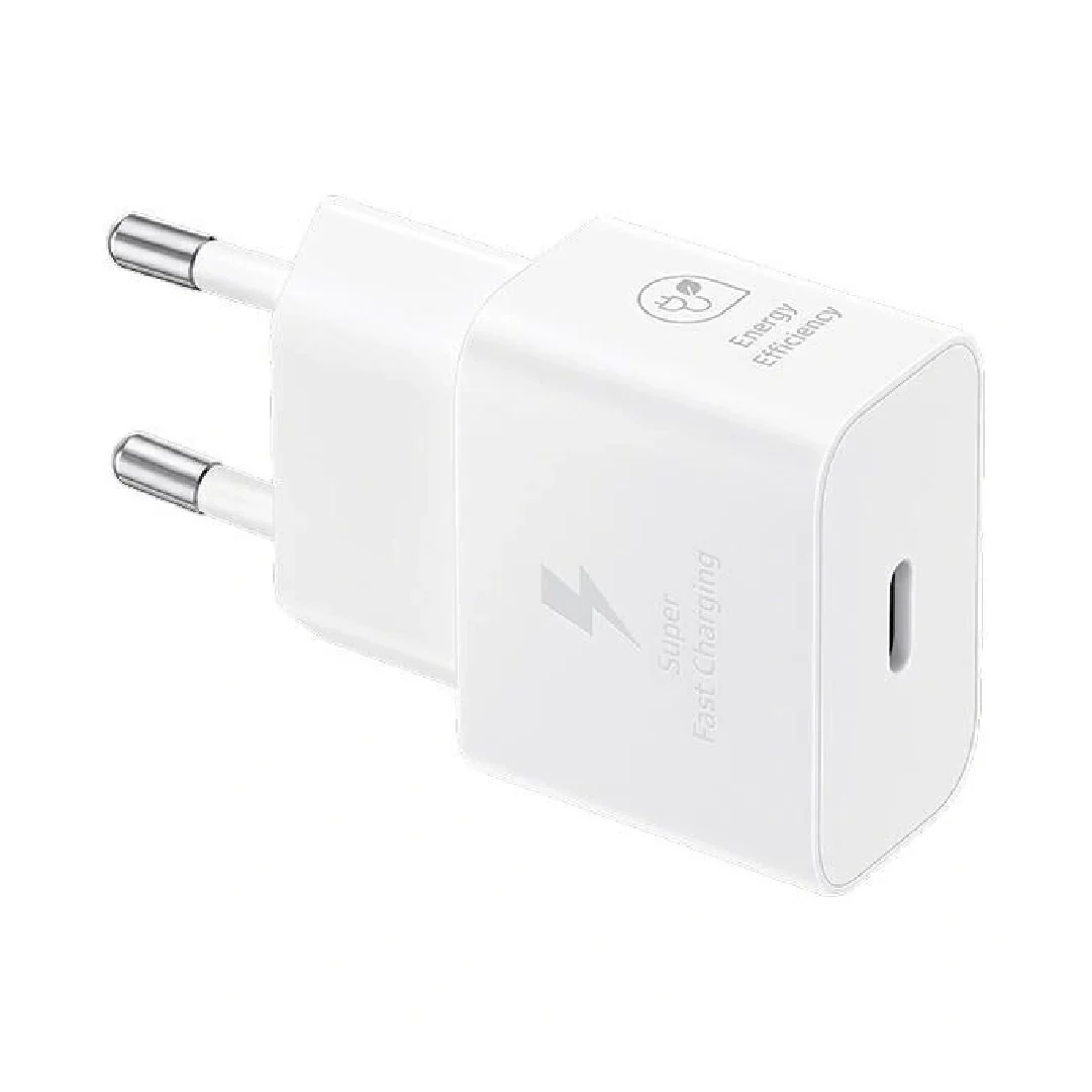 Samsung wall charger 25W Fast Charge + USB-C / USB-C cable | White