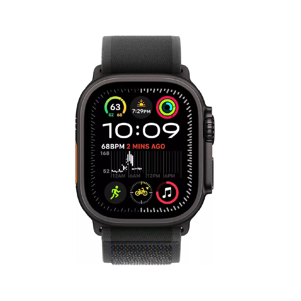 Apple Watch Ultra 2 (2024) - 49mm - GPS + Cellular - Black Titanium Case - Trail Loop - S/M | Black