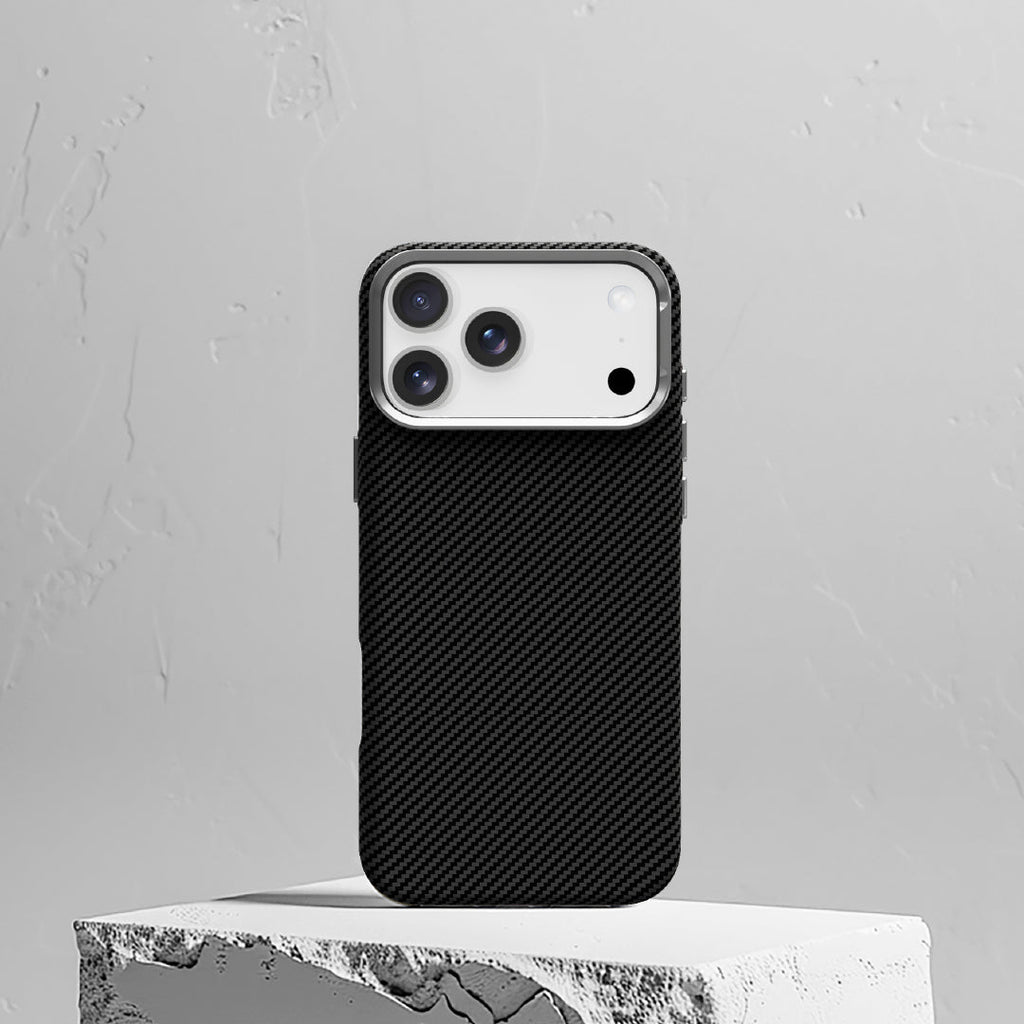 LZEL Magcarbon 3Dgrip Case For Iphone 17 Pro Max | Black