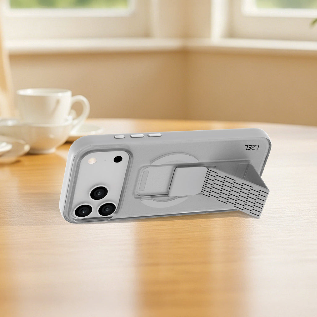 LZEL Mattemag Kickstand Matte Strap Magsafe Case With Enhanced Edge Protection Case For iPhone 17 Pro Max