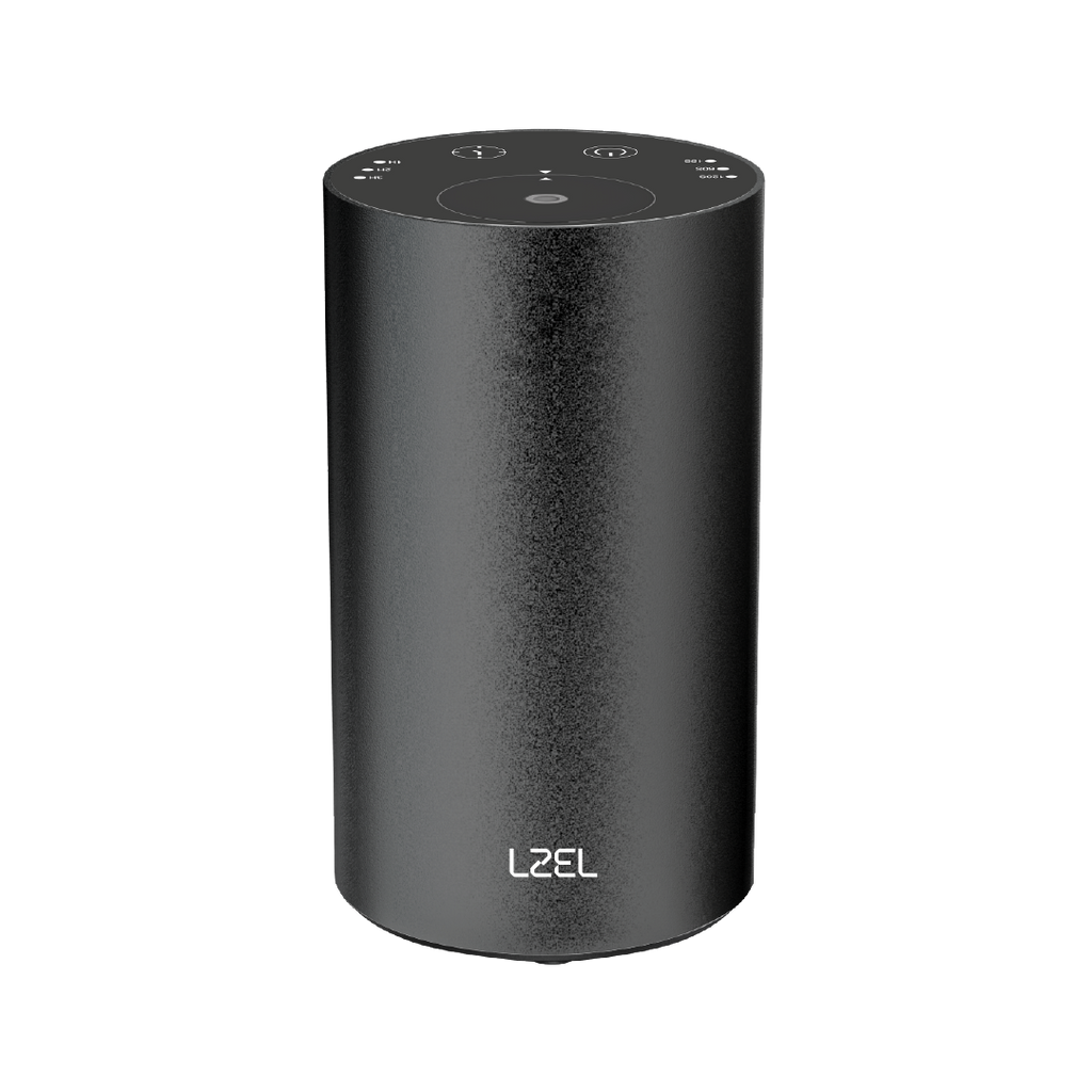 LZEL Aroma Diffuser Aromavista Elite Mini Essential Oil Diffuser Waterless Nebulizer Aroma Diffuser, 2000mah | Black